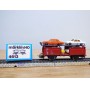 Märklin métal 4617 Wagon surbaissé EVS DB BO