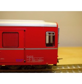 BEMO 3269 122, fourgon à bagages   type D  N° 4212  RHB  BO