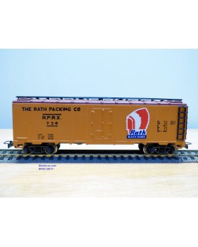 RIVAROSSI  véro 2303, wagon réfrigérant  ( reefer  )  RATH  PACKING  neuf  BO                                  BO
