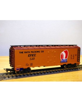RIVAROSSI  véro 2303, wagon réfrigérant  ( reefer  )  RATH  PACKING  neuf  BO                                  BO
