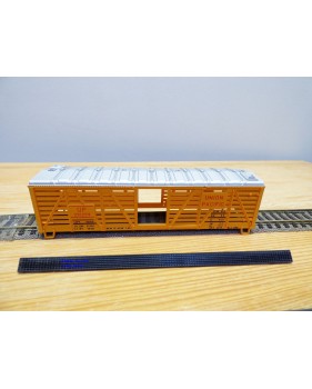 RIVAROSSI Tren Hobby 12301, wagon couvert à claire voies ( cattle car )   Union Pacific UP  neuf  BO