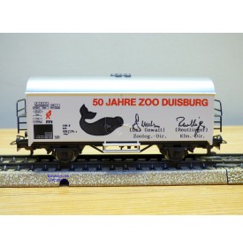 Märklin 84733  / 4415,  rare wagon couvert réfrigérant type Ichqrs 377 50 Jahre Zoo Duisburg  DB   Neuf   BO