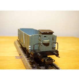 Märklin ancien  315 bg . 8, wagon tombereau à guérite  DB