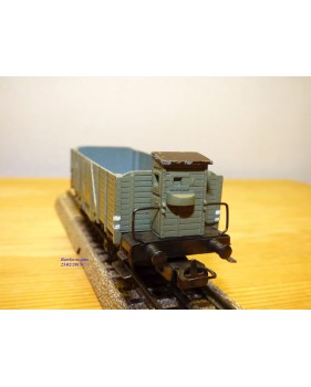 Märklin ancien  315 bg . 8, wagon tombereau à guérite  DB