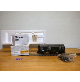 ROCO 45769 / Deutsche Post Philatelie 010179, ,  fourgon postal à 3 essieux  à guérite type Ffm Deutsche Post  DB   BO