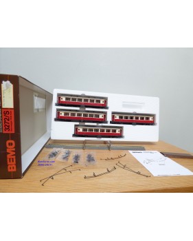 BEMO HOe 3272/S Coffret 4 voitures salon RHB BO 