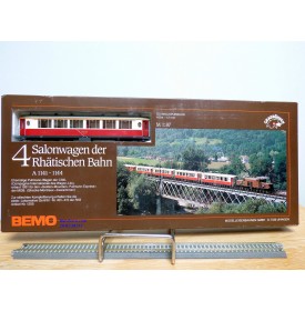 BEMO HOm 3272/S,  coffret 4 voitures salon RHB BO 