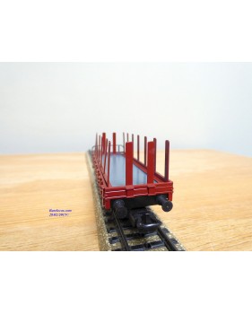 HAG  325.01, wagon plat  à ranchers à guérite  type M6 SBB  BO