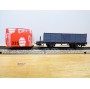 HAG  325.06, wagon tombereau à plate forme type  L6  gris  SBB  BO