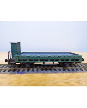 HAG  345 . 14, wagon plat  à guérite  type M6  vert  SBB  BO