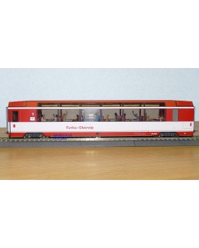 Voiture métallique à portes centrales AB 1157 Rhb BO