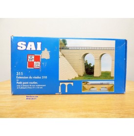SAI  311, extension du viaduc 310 ou petit pont routier  Neuf BO  1/87  HO 