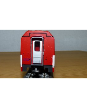 Voiture métallique à portes centrales AB 1157 Rhb BO