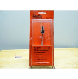 SCHNEIDER 3015, signal principal avec signal d'avertissement ( Hauptsignal mit Vorsignal ) à 7 diodes  SBB   Neuf   BO