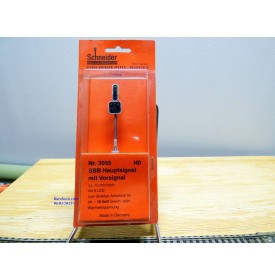 SCHNEIDER 3035, signal principal avec signal d'avertissement ( Hauptsignal mit Vorsignal ) à 9 diodes  SBB   Neuf   BO