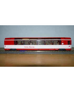 Voiture métallique à portes centrales AB 1157 Rhb BO