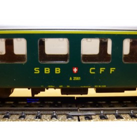 Märklin 4066 . 1,  voiture grandes lignes A2500 1 Kl. SBB  BO