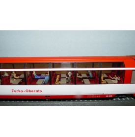 BEMO 3288 208 voiture panoramique Glacier Express FO BO
