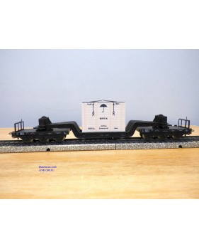 Märklin métal 4617 Wagon surbaissé EVS DB BO
