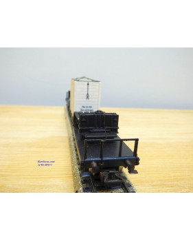 Märklin métal 4617 Wagon surbaissé EVS DB BO