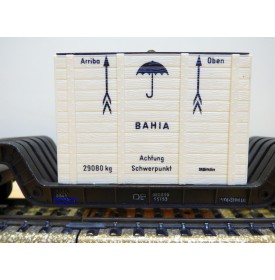 Märklin métal 4617 Wagon surbaissé EVS DB BO
