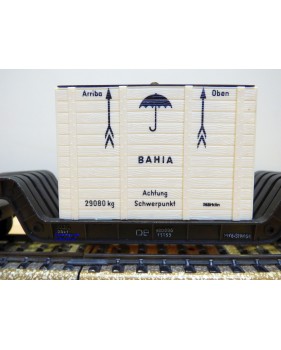 Märklin métal 4617 Wagon surbaissé EVS DB BO
