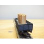 ELECTROTREN  1001 / 8, wagon plat chargé d'une caisse de produits en cristal    RENFE   BO