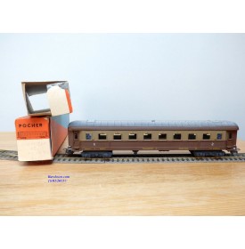 POCHER  201 / 2, rare voiture grandes lignes série ABz  1/2 Cl. FS