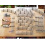 FABRE & MARESCOT ,,??, coffret ETAT : 1 loco 220, 4 voitures, rails et alimentation BO