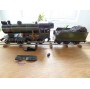 FABRE & MARESCOT  ???, coffret ETAT : 1 loco 220, 4 voitures, rails et alimentation BO