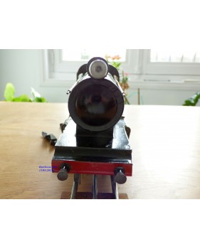 FABRE & MARESCOT  ???, coffret ETAT : 1 loco 220, 4 voitures, rails et alimentation BO