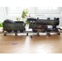 FABRE & MARESCOT  ???, coffret ETAT : 1 loco 220, 4 voitures, rails et alimentation BO