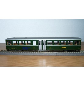 Voiture métallique à portes centrales AB 1157 Rhb BO