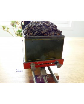 FABRE & MARESCOT  ???, coffret ETAT : 1 loco 220, 4 voitures, rails et alimentation BO