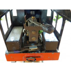 FABRE & MARESCOT  ???, coffret ETAT : 1 loco 220, 4 voitures, rails et alimentation BO