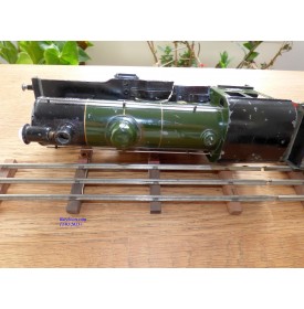 FABRE & MARESCOT  ???, coffret ETAT : 1 loco 220, 4 voitures, rails et alimentation BO