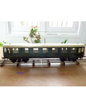 FABRE & MARESCOT  ???, coffret ETAT : 1 loco 220, 4 voitures, rails et alimentation BO