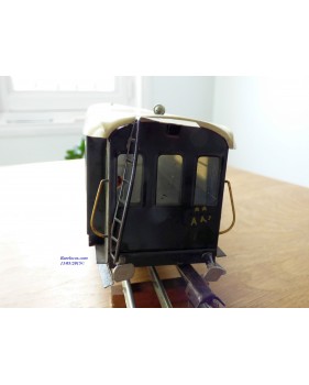 FABRE & MARESCOT  ???, coffret ETAT : 1 loco 220, 4 voitures, rails et alimentation BO