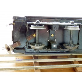 FABRE & MARESCOT  ???, coffret ETAT : 1 loco 220, 4 voitures, rails et alimentation BO
