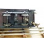 FABRE & MARESCOT  ???, coffret ETAT : 1 loco 220, 4 voitures, rails et alimentation BO