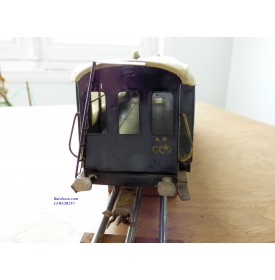 FABRE & MARESCOT  ???, coffret ETAT : 1 loco 220, 4 voitures, rails et alimentation BO