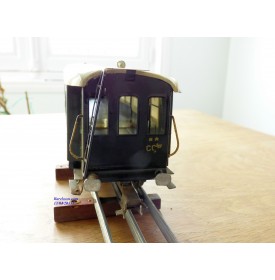 FABRE & MARESCOT ,,??, coffret ETAT : 1 loco 220, 4 voitures, rails et alimentation BO
