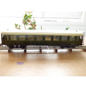 FABRE & MARESCOT  ???, coffret ETAT : 1 loco 220, 4 voitures, rails et alimentation BO