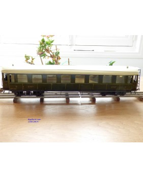 FABRE & MARESCOT  ???, coffret ETAT : 1 loco 220, 4 voitures, rails et alimentation BO