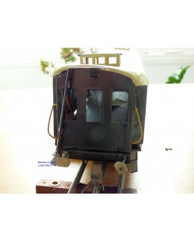 FABRE & MARESCOT  ???, coffret ETAT : 1 loco 220, 4 voitures, rails et alimentation BO