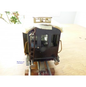 FABRE & MARESCOT  ???, coffret ETAT : 1 loco 220, 4 voitures, rails et alimentation BO