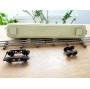 FABRE & MARESCOT  ???, coffret ETAT : 1 loco 220, 4 voitures, rails et alimentation BO