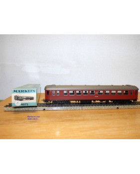 MÄRKLIN 4072 . 1, voiture grandes lignes 2 Kl. type B1 SJ BO