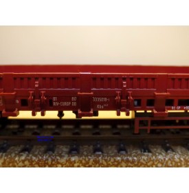 Märklin métal 4617 Wagon surbaissé EVS DB BO