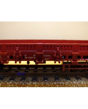 Märklin métal 4617 Wagon surbaissé EVS DB BO